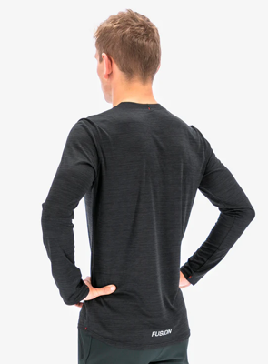 Fusion mens C3 long sleeve black