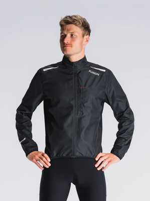 mens S1 run jacket black