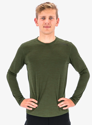 Fusion mens C3 long sleeve green