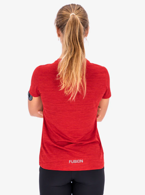 Fusion womens C3 t-shirt red