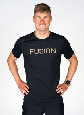 Fusion mens Recharge t-shirt black