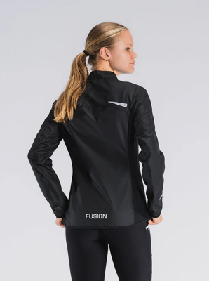 Fusion womens S1 run jacket black