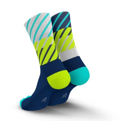 Incylence running diagonal navy camary