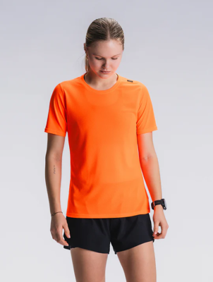 Fusion womens run t-shirt orange