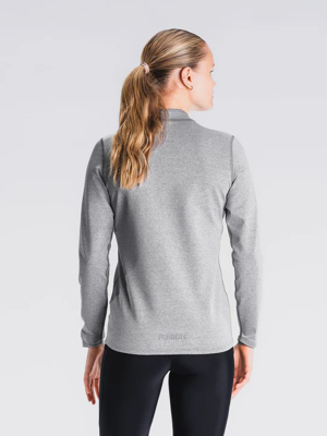 Fusion womens C3 zip neck grey