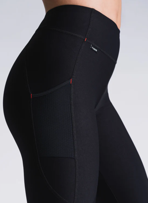 Fusion Womens C3 3/8 training tights black