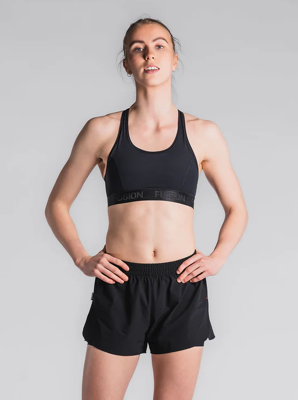 Womens C3 run shorts black