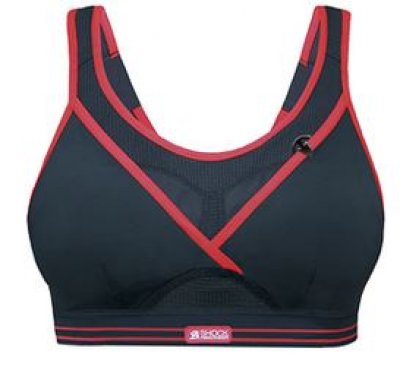 Shockabsorber Ultimate Gym Bra S002Z Black/Red Sport BH