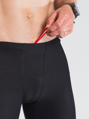 Fusion short tight super black