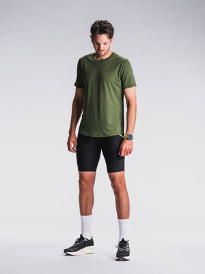 Fusion short tight super black