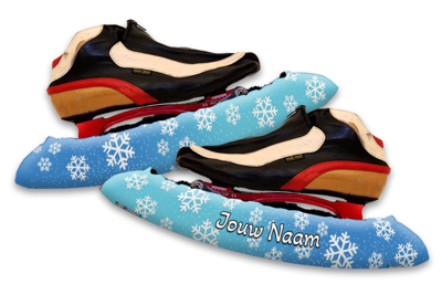 Schaatshoes IJskristallen Turquoise