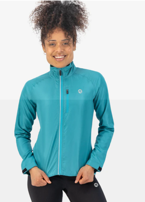 running jacket core women  turkoois blue