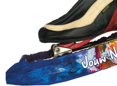 Schaatshoes Painting kobalt