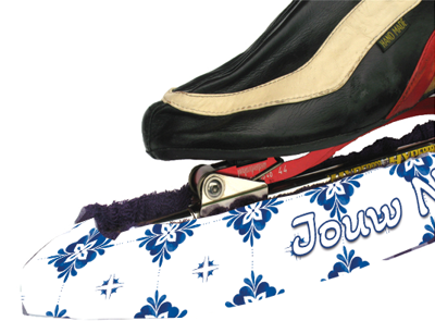 Schaatshoes Nederland Delftsblauw