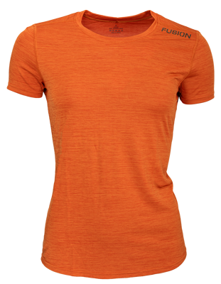 womens C3 t-shirt orange