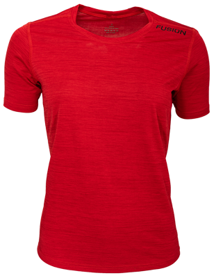 Fusion womens C3 t-shirt red