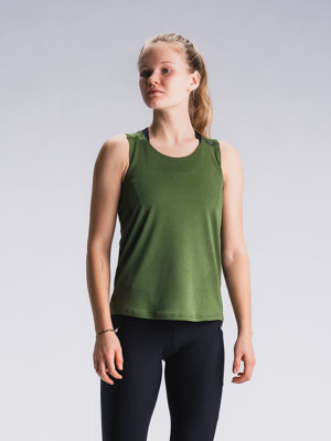 Fusion women Run singlet green