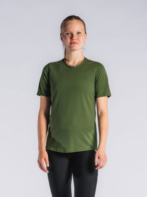 Fusion womens Run t-shirt green