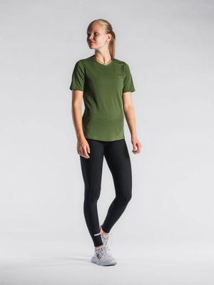 Fusion womens Run t-shirt green