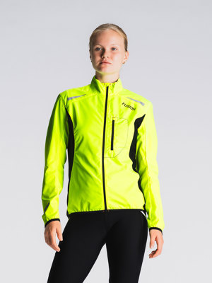 womens S1 run jacket yellow
