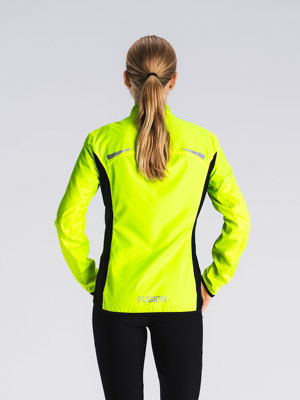 Fusion womens S1 run jacket yellow