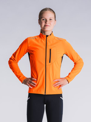 Fusion womens S2 run jacket orange