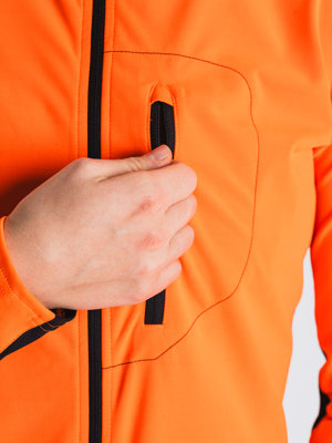 Fusion womens S2 run jacket orange