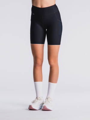 Fusion womens short training tights super black