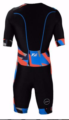 Zone3 Men's activate plus short sleeve trisuit - midnight camo