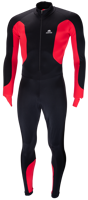 Lycra skate suit black/red