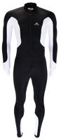 Lycra skate suit black/white