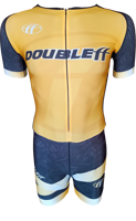 DoubleFF inline skate suit yellow