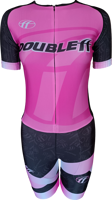 DoubleFF pink inline skate suit