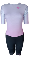 DoubleFF inline skating suit light pink