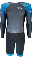 Nice Inline-Skating-Anzug blue/black long-sleeve