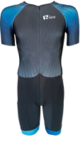 Nice Inline-Skating-Anzug blue/black short-sleeve