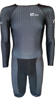 Nice Inline-Skating-Anzug purple dots long-sleeve