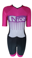 Nice inline skating suit pink/purple/black