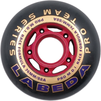 pro team series zwart 76mm/88A (set van 8 stuks)