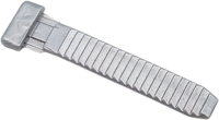 buckle strap 9,5cm silver