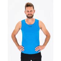 mens run singlet surf blue