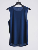Fusion mens Run singlet night blue