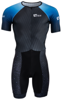 Inline-Skating-Anzug blue/black short-sleeve