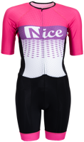 Inline-Skating-Anzug pink/purple/black