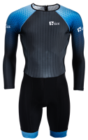 Inline-Skating-Anzug blue/black long-sleeve