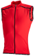 Fietsshirt Zip 75 Mouwloos Rood