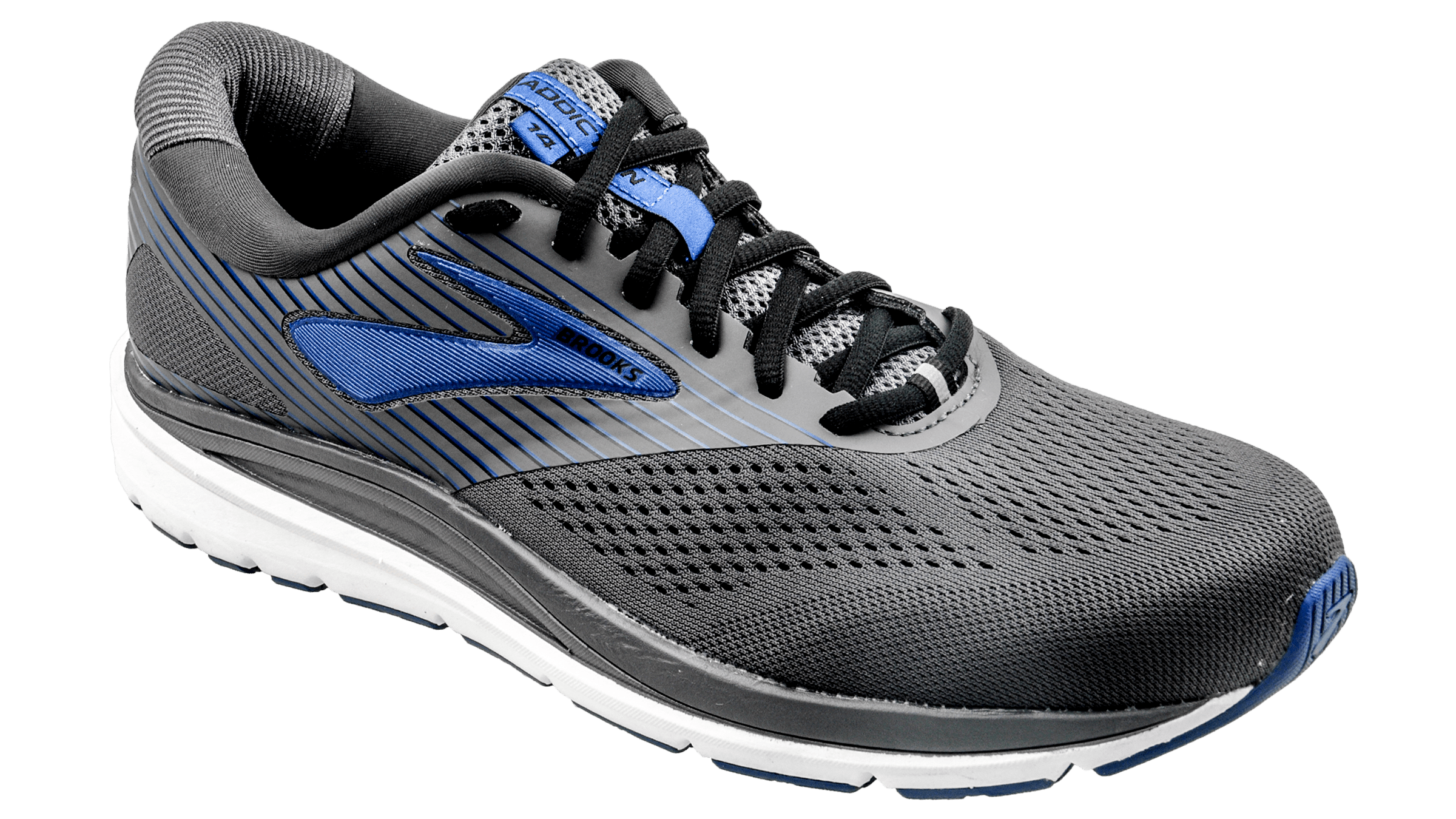 Brooks Addiction 14 blackend pearl/blue/black (4E-Extra Wide) bestellen bij Skate-dump.de