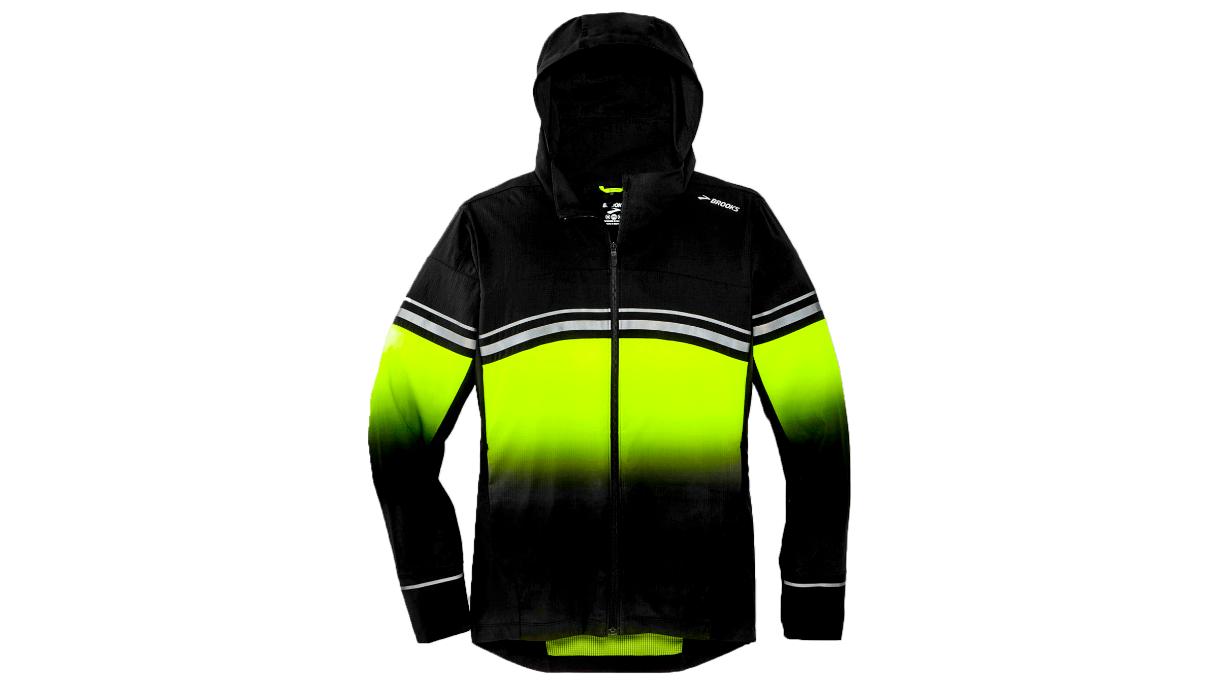 Brooks Mens Canopy Jacket Reflective [nightlife Black] Bestellen Bij