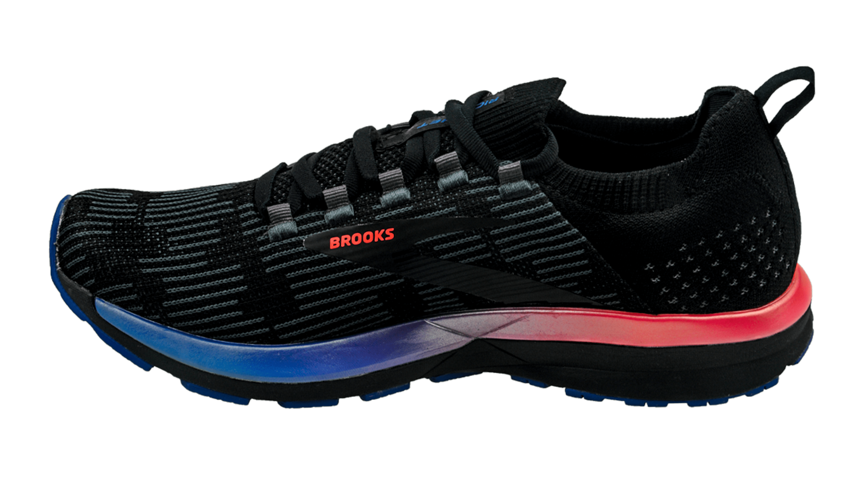 brooks ricochet black tan pink