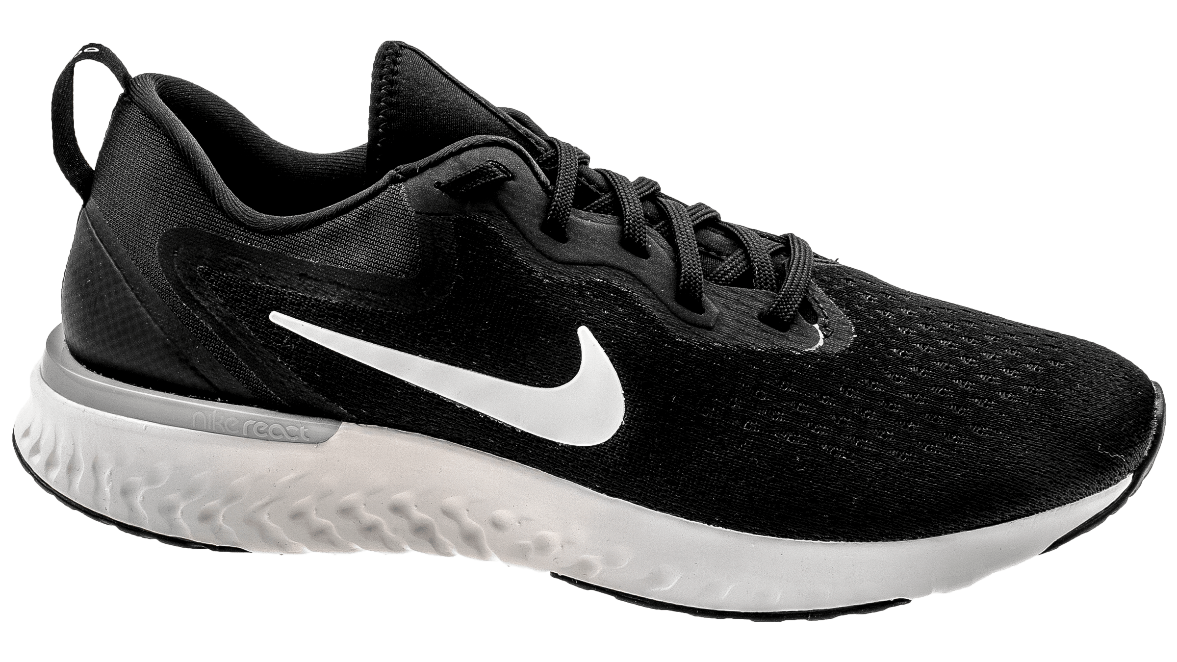 nike odyssey react black and white